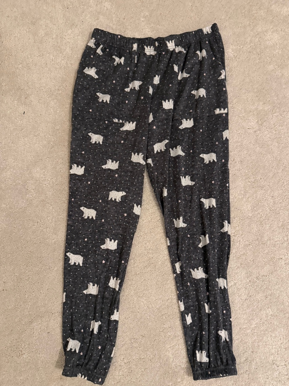 Women’s Polar Bear Print Joggers